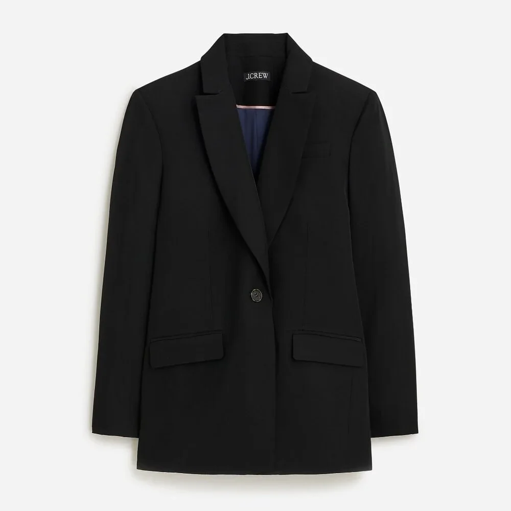 J.Crew Tuxedo blazer in drapey viscose BX801